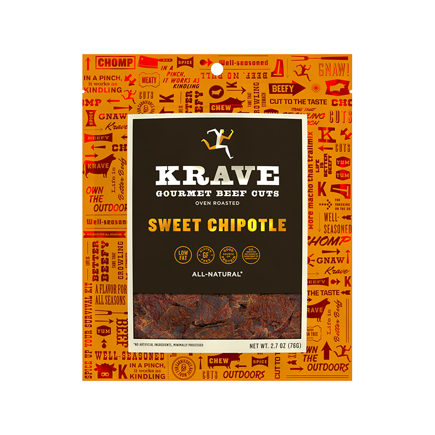 Krave Gourmet Beef Cuts Sweet Chipotle