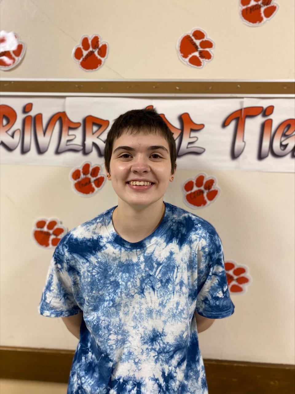 Tenth grader Auggie Hoffman won second place in the 2022 Dr. Martin Luther King, Jr. Writing Contest. "Peace means that there are no hate crimes and/or discriminatory violence. Laws being made against LGBTQ individuals and discrimination against black people both in law and socially causes unrest among the people," they wrote.