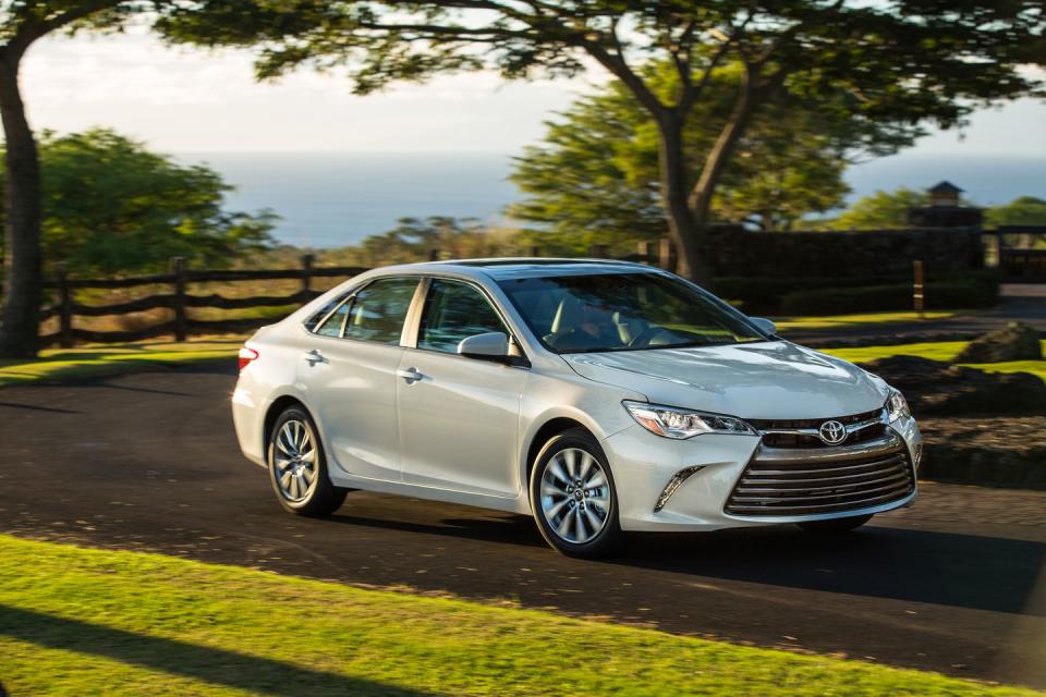 <p>An emergency refresh was applied to the Camry for the 2015 model year. Toyota emphasizes that it was much more significant than a typical mid-cycle update, as the roof was the only exterior component left unchanged. The new styling was a bit more daring and the interior was improved, but its predecessor’s aging engines again carried over, and performance didn't radically change. Given the popularity of the SE trim level, Toyota decided to enhance the sportiness factor even more, adding an XSE model that, at least visually, amped things up a bit further.</p>