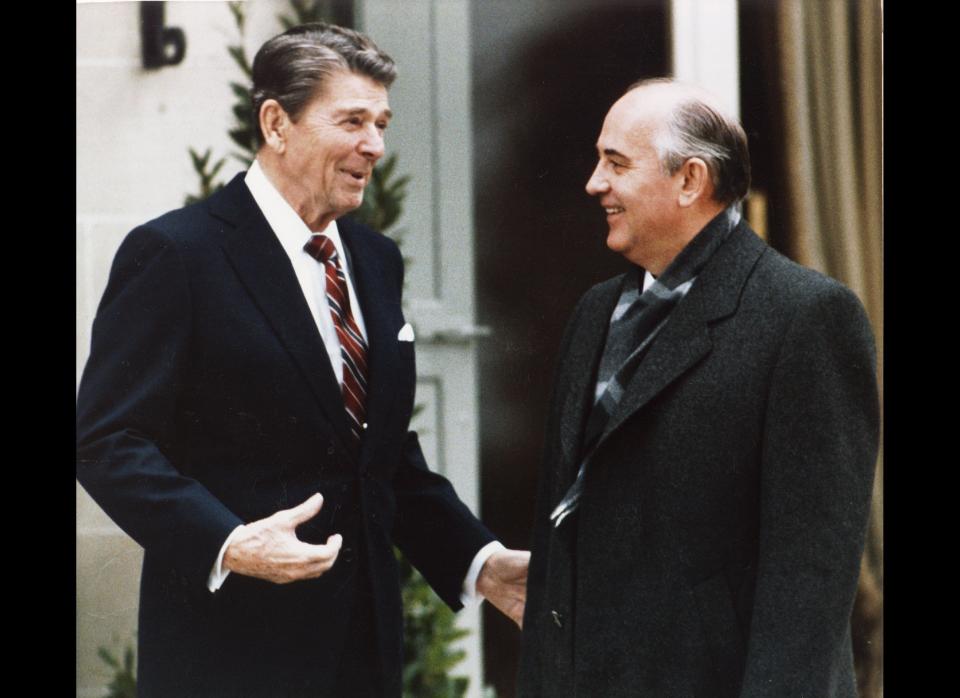 "A nuclear war cannot be won, and must never be fought."    Reagan and Gorbachev arrived at the conclusion when they met in Reykjavik, Iceland in 1986 for a summit on arms control. The two countries came close to achieving a nuclear arms reduction treaty; however, it wouldn't be signed until President Bush took office in 1989 and got START I was passed.    <em>(Credit: The Dead Hand by David E. Hoffman)</em>