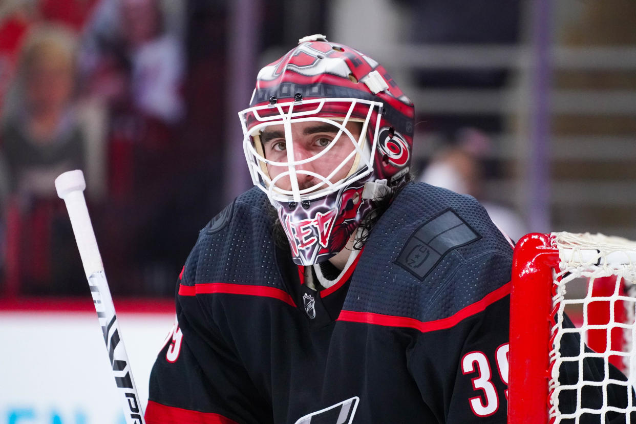 The Carolina Hurricanes traded Calder Trophy finalist Alex Nedeljkovic to the Detroit Red Wings.