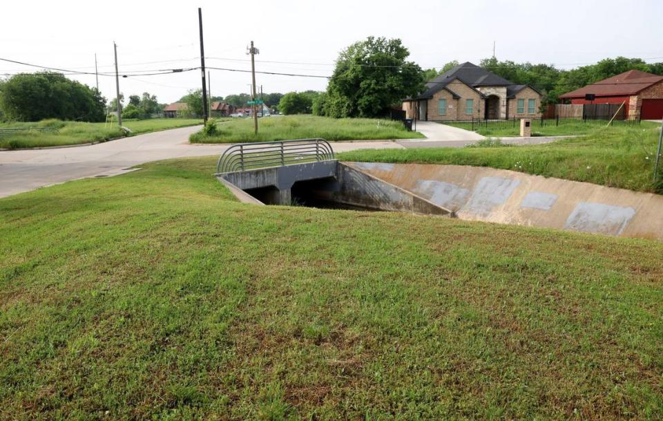 David Howard is working on converting a plot of land he owns in the Stop Six neighborhood of Fort Worth, pictured on Wednesday, April 17, 2024, into a farm to grow fruits and vegetables for the community.