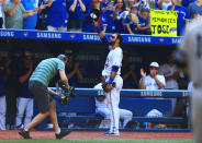 <p>The 2017 season ended on an emotional note, as longtime Blue Jay Jose Bautista bid farewell to Toronto. (Photo by Vaughn Ridley/Getty Images) </p>