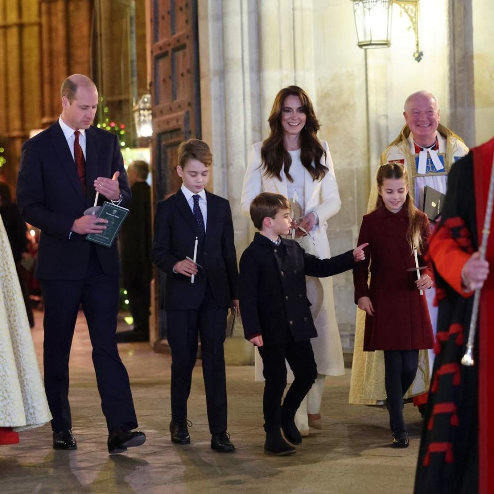 Princess Kate celebrates Christmas with George, Charlotte and Louis at carol concert