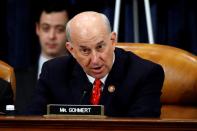 Rep. Louie. Gohmert. R-Texas, votes no on the second article of impeachment against President Donald Trump during a House Judiciary Committee meeting on Capitol Hill, in Washington