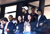 <p>Mick Jagger looks on during the 2018 FIFA World Cup Russia Semi Final match between England and Croatia at Luzhniki Stadium on July 11, 2018 in Moscow, Russia. (Photo by Ryan Pierse/Getty Images) </p>