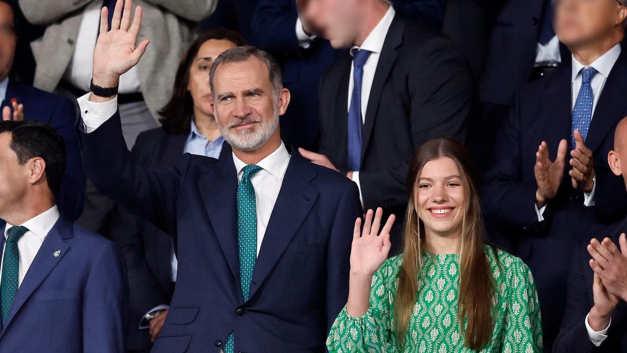 Infanta Sofía, rey Felipe VI