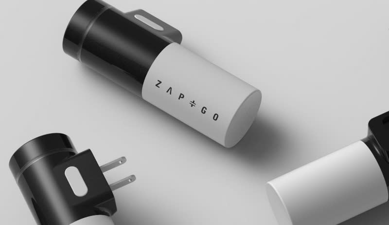 Zap&Go整合插頭，找到插座就能隨時補充電力