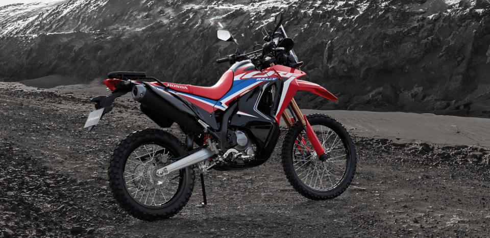 Honda Motorcycle 2021 CRF300 Rally。