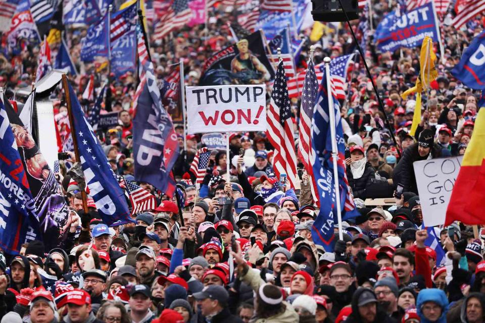 Trump Supporters Hold "Stop The Steal" Rally In DC Amid Ratification Of Presidential Election