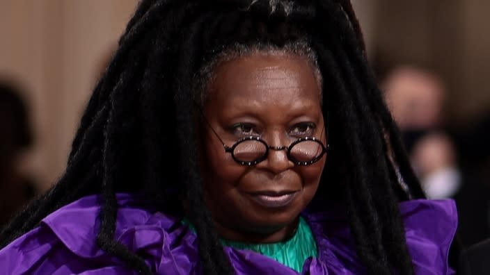 “The View” hostess Whoopi Goldberg is shown on the red carpet at the recent 2021 Met Gala celebrating “In America: A Lexicon Of Fashion” at Metropolitan Museum of Art in New York City. (Photo: Dimitrios Kambouris/Getty Images for The Met Museum/Vogue)