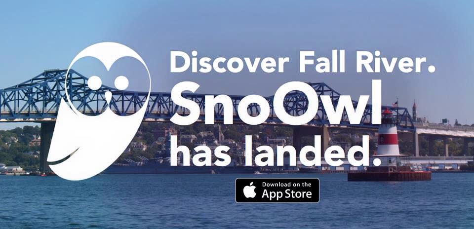 An image from SnoOwl's Facebook page promotes the app's launch in 2015.