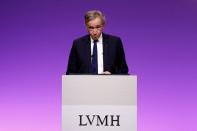 LVMH luxury group presents full year results in Paris