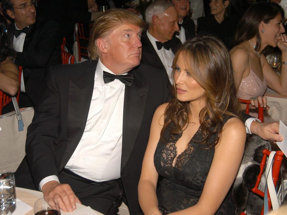 donald melania trump 2006