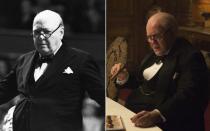 Auch John Lithgow brachte die Rolle des Winston Churchill hochrangige Preise ein - nämlich einen Emmy und einen Screen Actors Guild Award, verliehen 2017 für seine grandiose Churchill-Darbietung in der Netflix-Serie "The Crown". Und dabei ist John Lithgow noch nicht einmal Brite, sondern US-Amerikaner aus New York! (Bild: Alex Bailey / Netflix / Keystone/Getty Images)