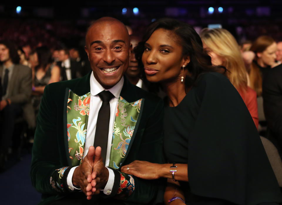 Zoom workouts with Colin Jackson has allowed Denise a chance to get her body into shape during lockdown (Photo by Jane Barlow/PA Images via Getty Images)