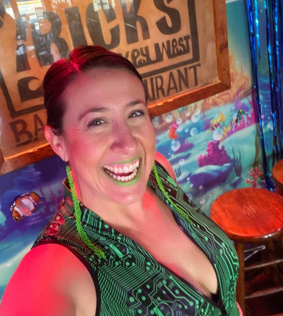 Errin Harrelson, a bartender at Rick’s in Key West, said the island was crowded with tourists this year for Fantasy Fest.