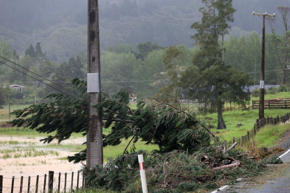 Power and telecommunications infrastructure often runs parallel with roads, so is vulnerable to slips and landslides. Getty Images