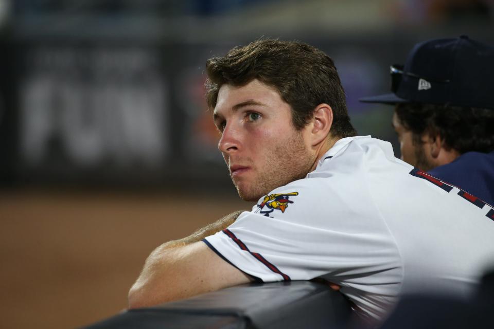 Detroit Tigers infielder Colt Keith plays for Triple-A Toledo on July 9, 2023, at Fifth Third Field in Toledo Ohio.