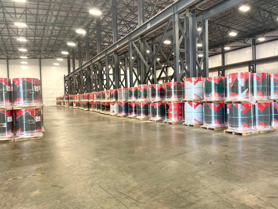 The Port of Caddo-Bossier hosted a ribbon-cutting on a new spacious warehouse. June 30, 2022.