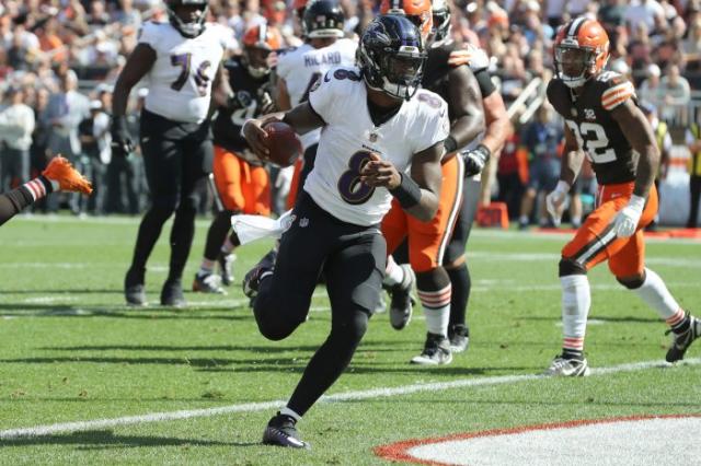 NFL: Baltimore Ravens overwhelm Cleveland Browns