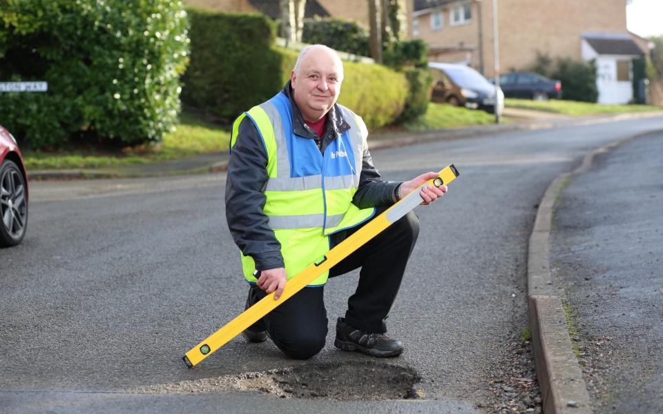 Mark Morrell - also known as Mr Pothole