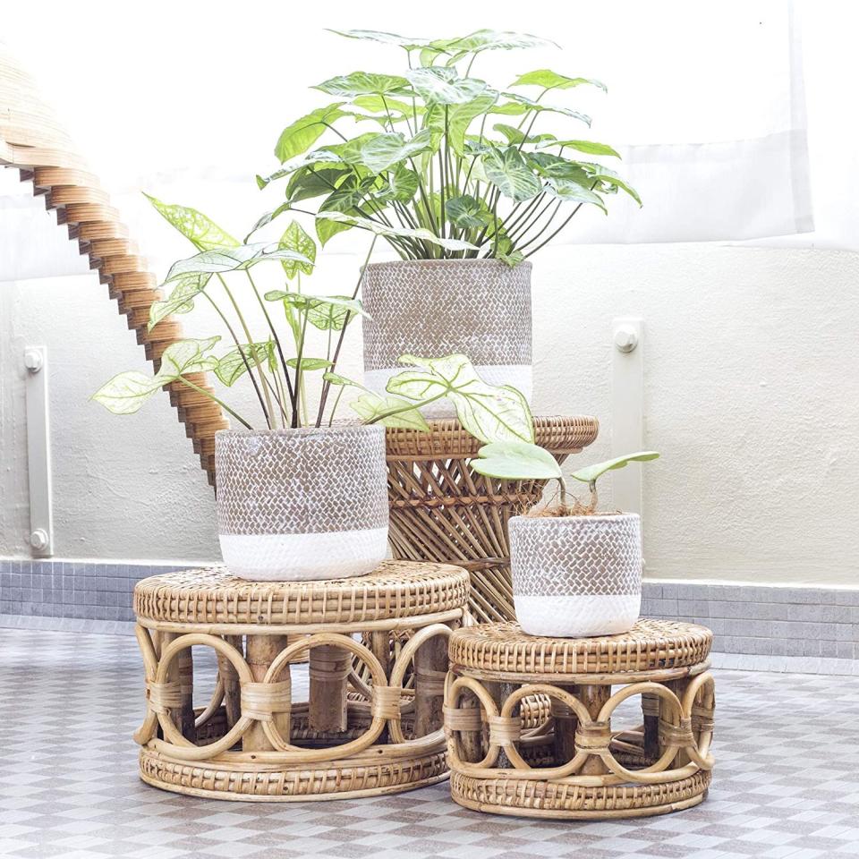 Amazon Rattan Plant Stand