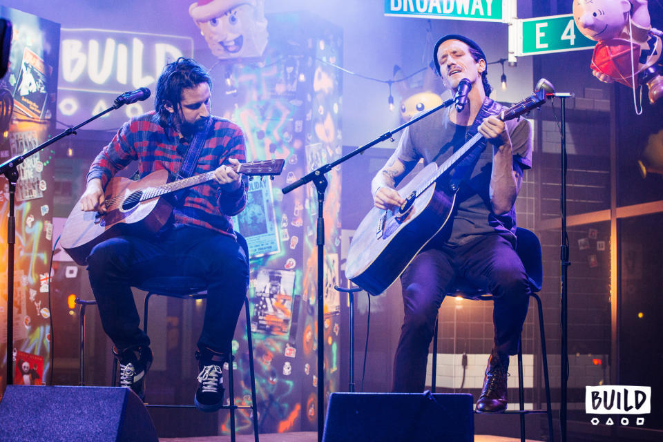 The Revivalists' Zack Feinberg (left) and David Shaw. "Shoot You Down" appears on their&nbsp;new album, "Take Good Care." (Photo: Build Series/Jammi York)