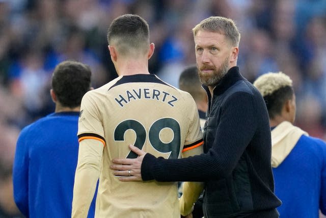 Graham Potter suffered heavy defeat on his return to Brighton.