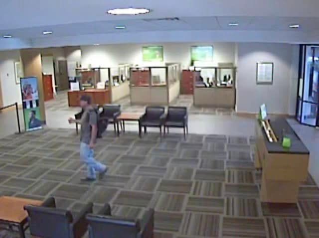The Fort Walton Beach Police Department is searching for the man pictured after he allegedly robbed Regions Bank on Beal Parkway on Wednesday. Anyone with information is asked to contact Detective James at tjames@fwb.org or 850-833-9546.
