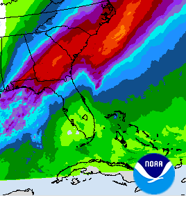 No snow this weekend, but more than 2 inches of rain are possible.