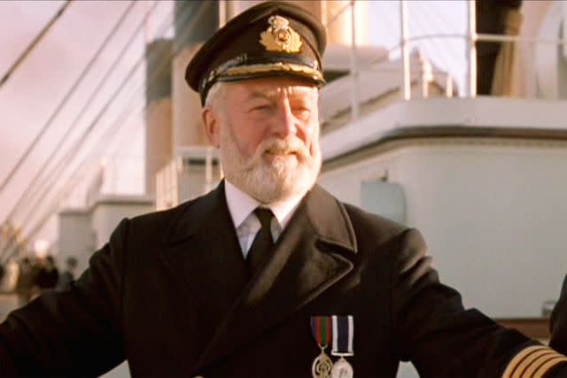 <p>CBS via Getty </p> Bernard Hill in 'Titanic'