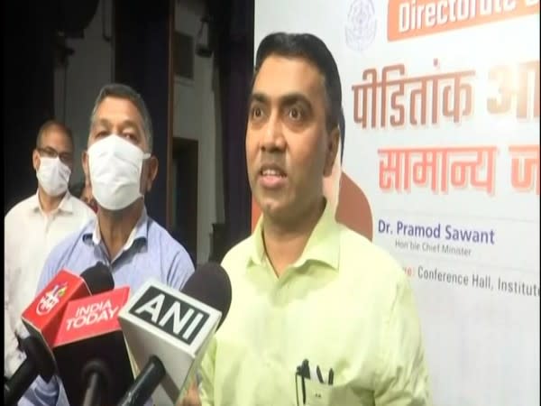 Goa Prime Minister Pramod Sawant at the event (Photo/ANI)