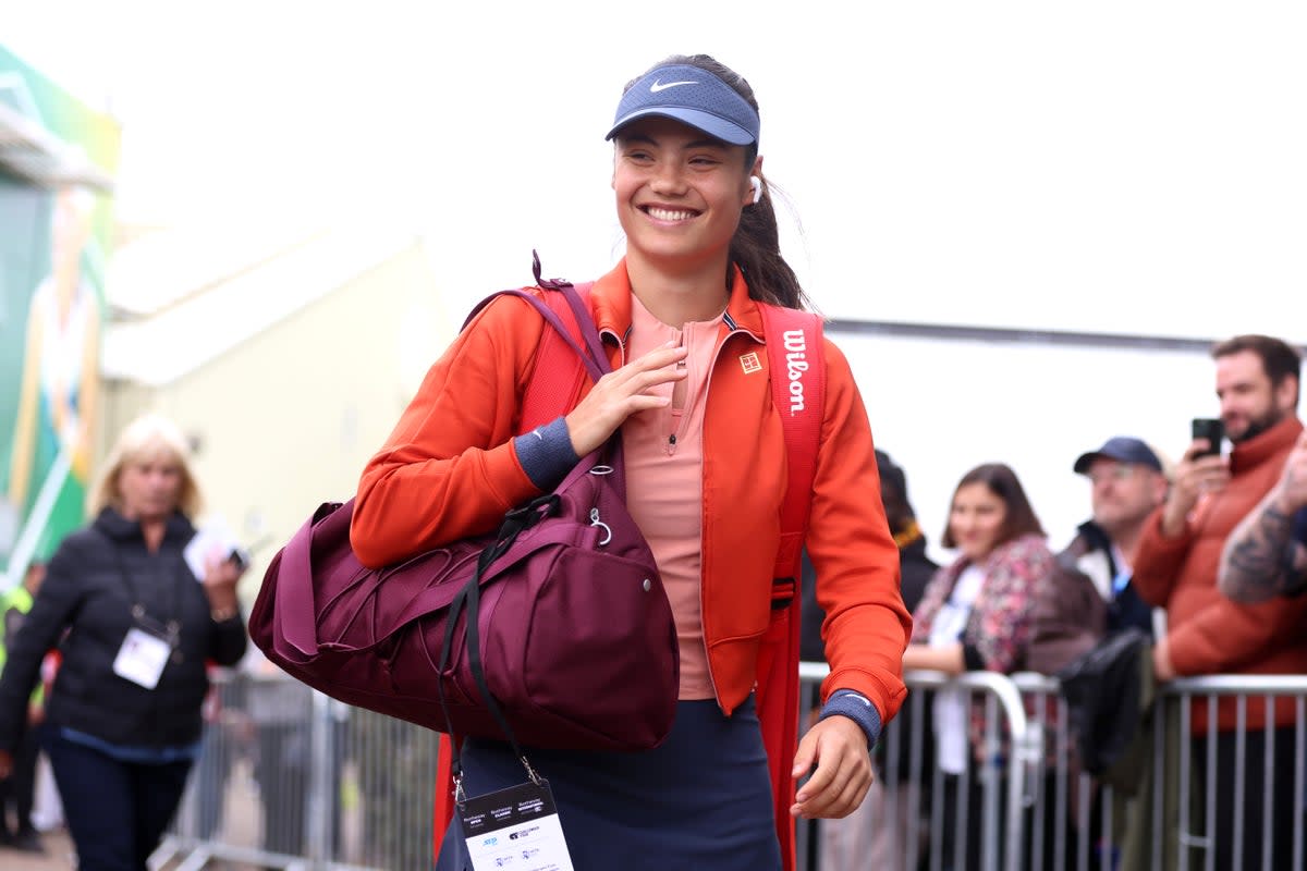 Emma Raducanu has said that her dad forced her to play tennis (Getty for LTA)