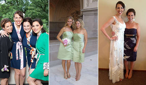 Sara K. has been a bridesmaid in 12 weddings — the most out of anyone we interviewed for this story!