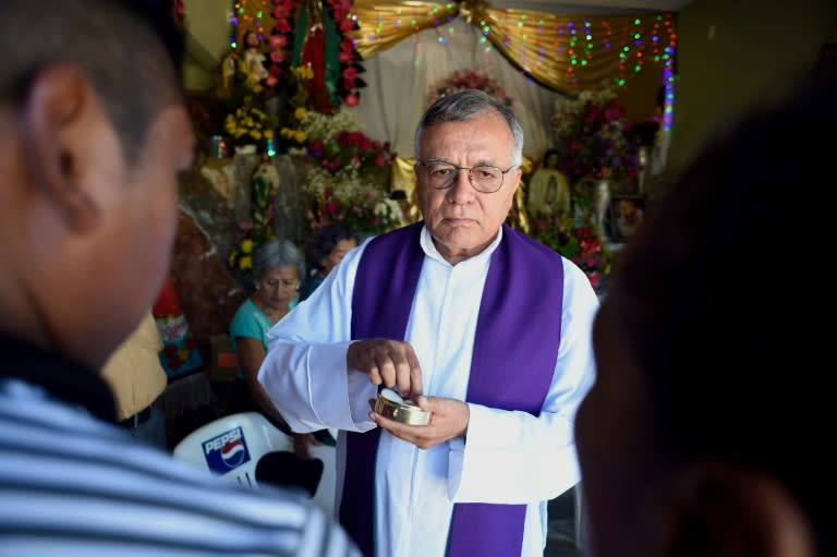 Priest Jesus Mendoza served for years at a church in the violent port city of Acapulco before being transferred to a rural congregation outside the city for his own protection