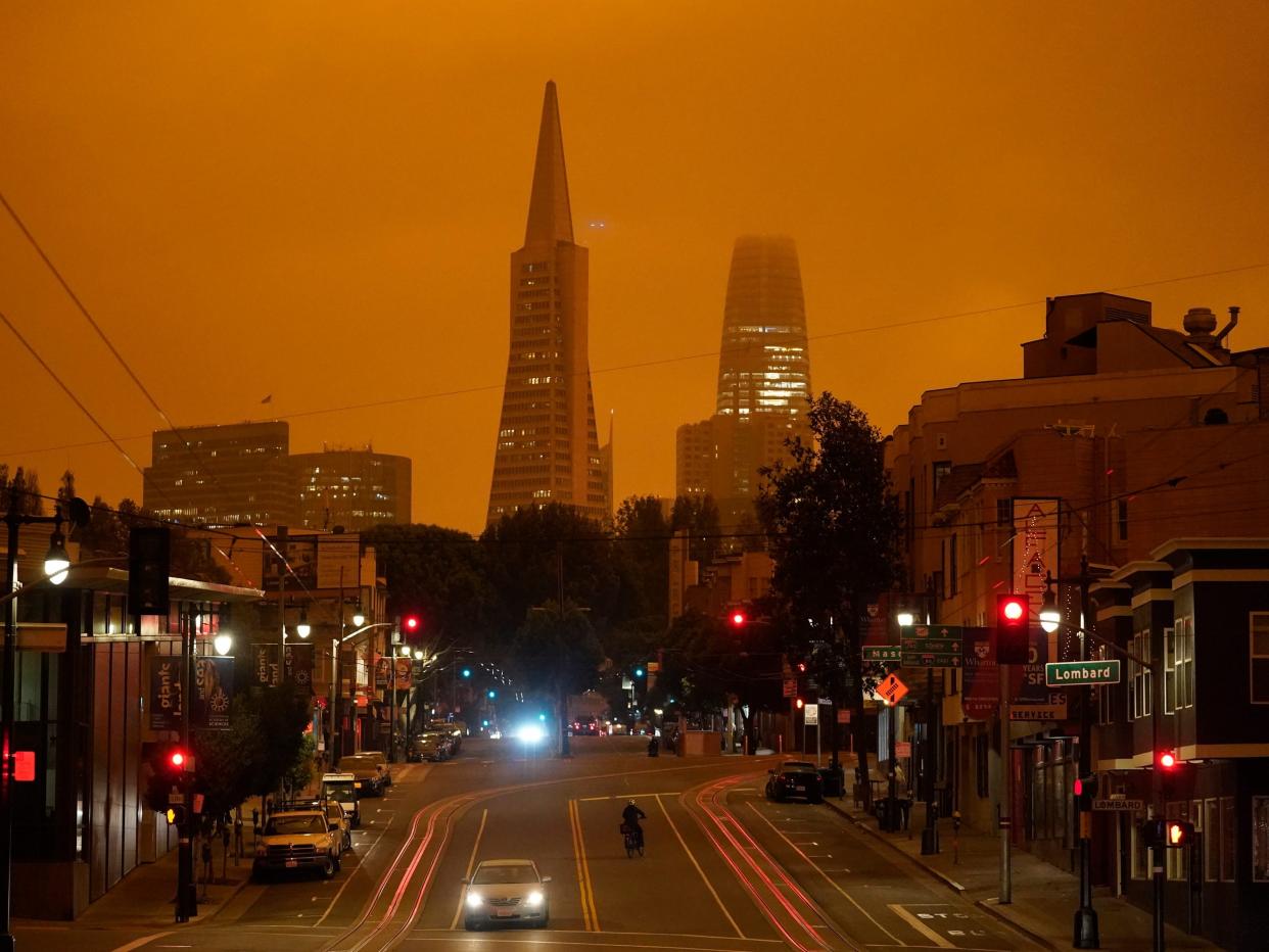 SF wildfire sky