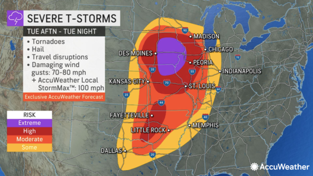 Here we go again 2nd tornado outbreak in 5 days looms for Midwest