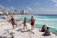 Un día normal en Cancún, con una habitual afluencia de turistas, apenas en marzo de 2019. / Foto: Medios y Media.