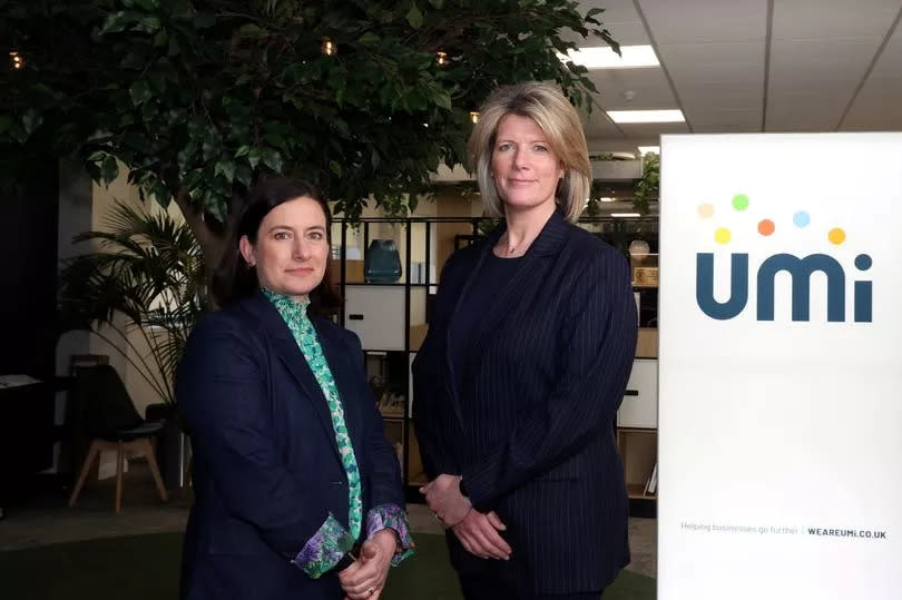 Estelle Blanks, CEO at Innovation SuperNetwork (left) and Nicki Clark, CEO at UMi.