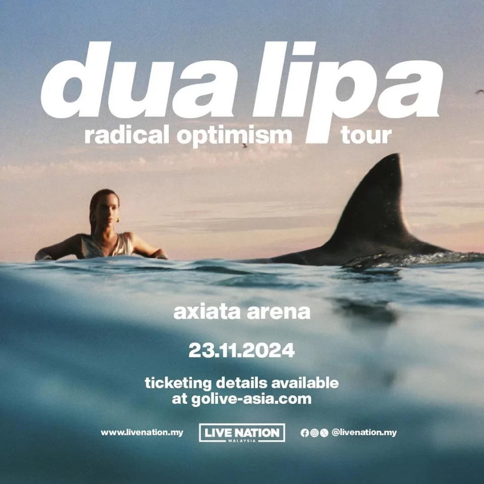 dua lipa tour - malaysia