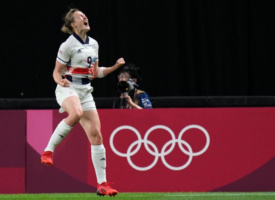 Ellen White scored three goals for Great Britain (Silvia Izquierdo/AP) (AP)