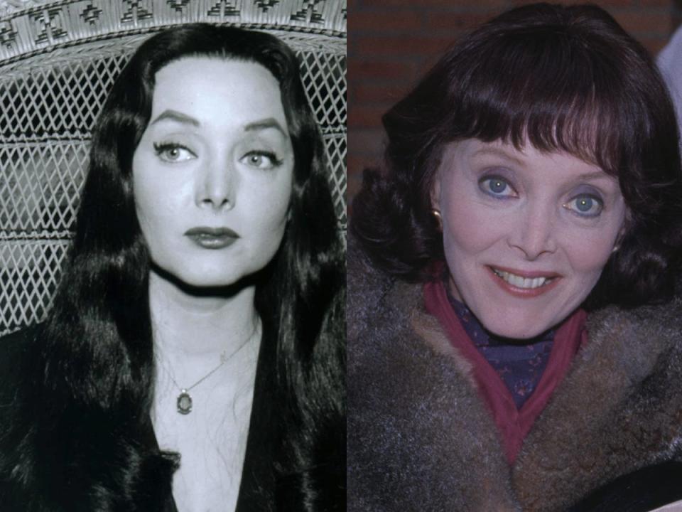 Carolyn Jones as Morticia Addams in "The Addams Family."