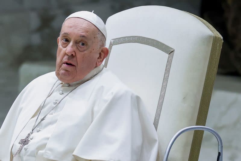 Pope Francis holds weekly audience at the Vatican