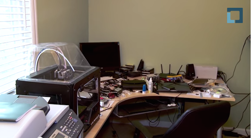 Linus Torvalds old desk