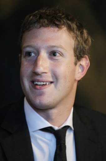 Founder and chief executive Mark Zuckerberg, seen here on October 1 in Moscow, declared it a "myth" that the northern California-based company was not yet able to make money from the turn of users away from computer screens to their smartphones