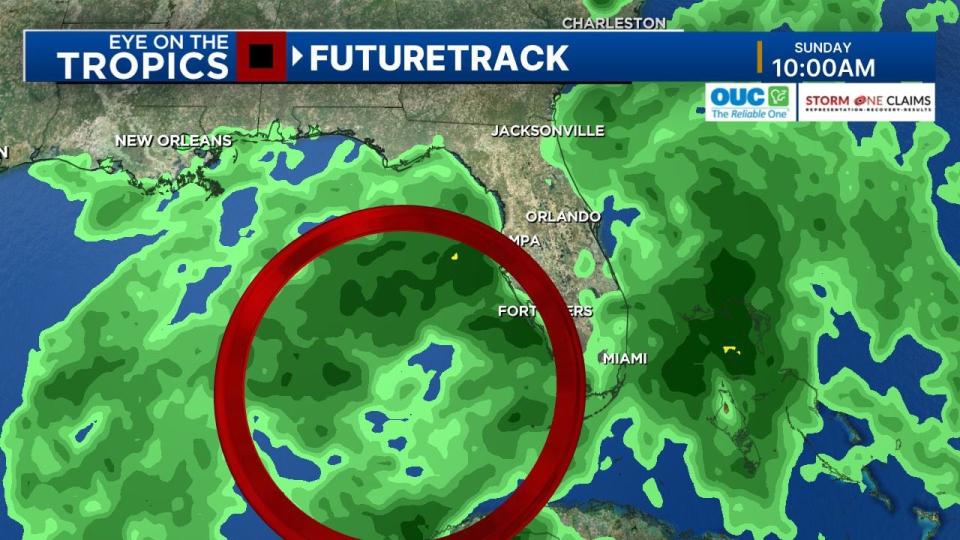 Tropical disturbance could bring heavy rain to Central Florida