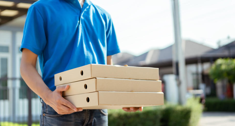 The Adelaide pizza bar worker (not pictured) indicated he collected a takeaway meal from the business. Source: Getty Images