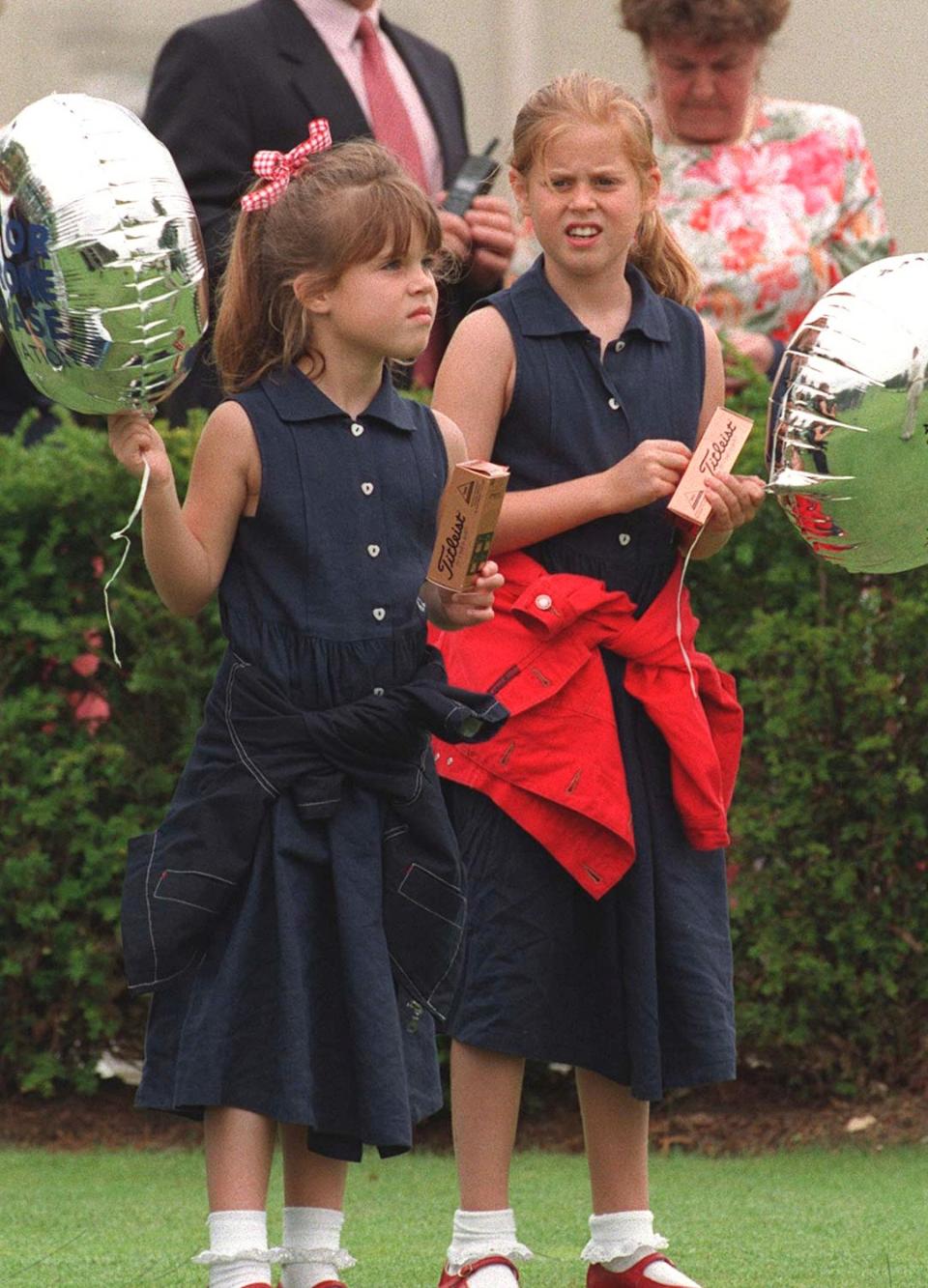 Princesses Beatrice and Eugenie