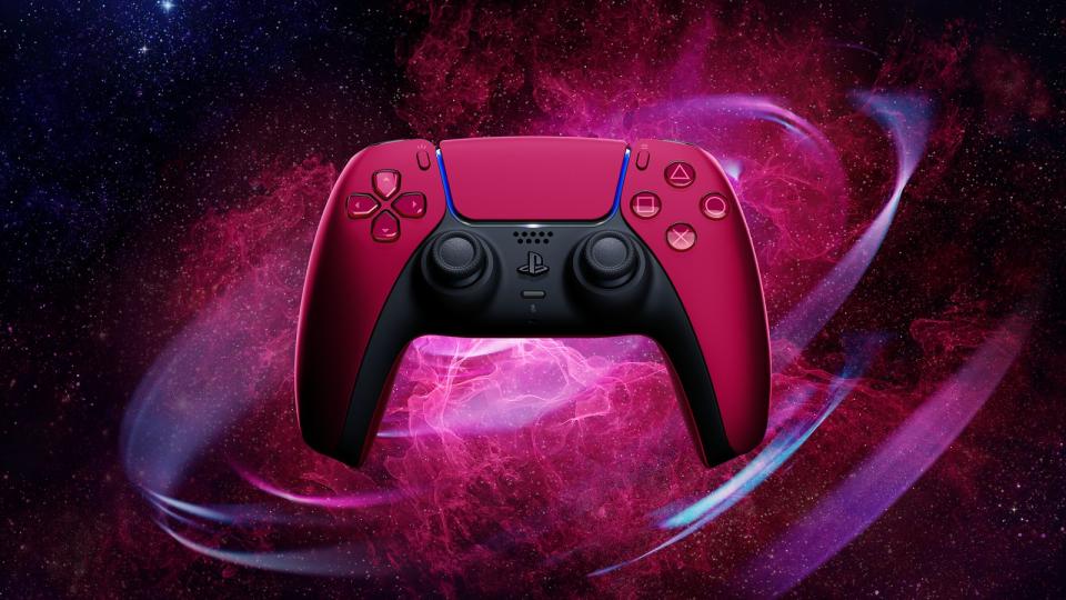 The Cosmic Red PS5 controller reflects the different shades of red in the universe.